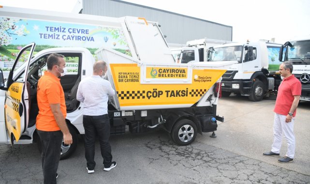 Çayırova&#039;da çöp taksi hizmete başladı