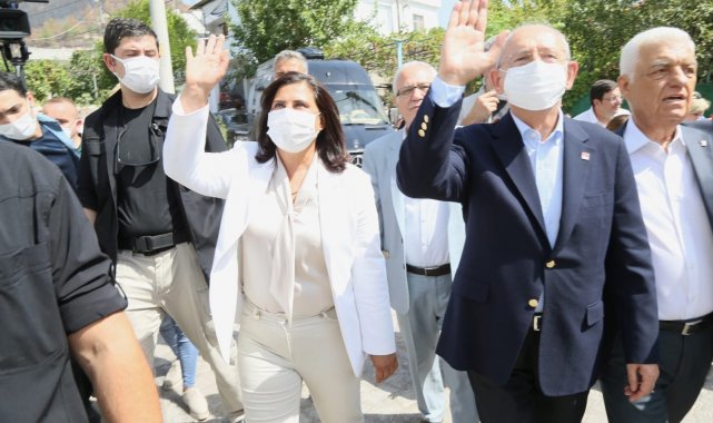 Çerçioğlu, Kılıçdaroğlu ile yangınzedeleri ziyaret etti