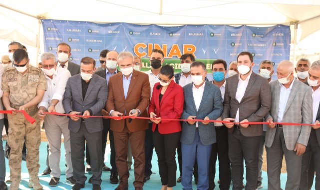 Çınar ilçesi Alancık Mahallesi Grup Yolu&#039;nun açılışı yapıldı