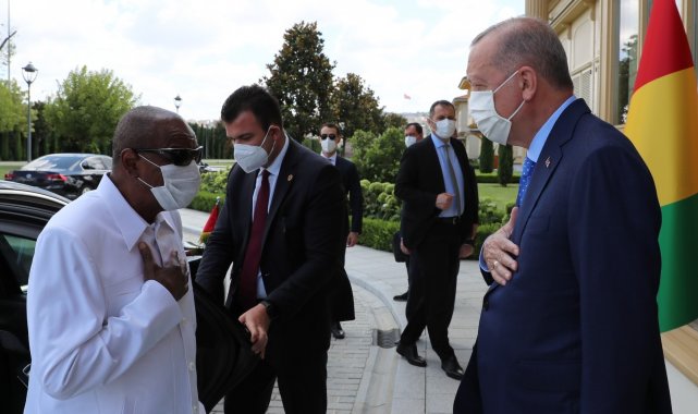 Cumhurbaşkanı Erdoğan, Gine Cumhurbaşkanı Alpha Conde&#039;yle görüştü