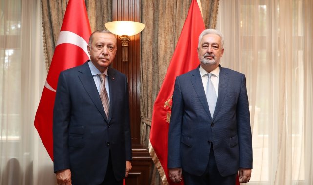 Cumhurbaşkanı Erdoğan, Karadağ Başbakanı Krivokapiç&#039;i kabul etti