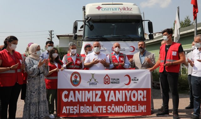 Darıca'dan Manavgat'a yardım tırı