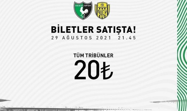 Denizlispor maç biletleri satışa sunuldu