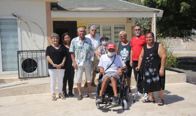 Didim&#039;de site sakinleri bu yıl iki engellinin yüzünü güldürdü