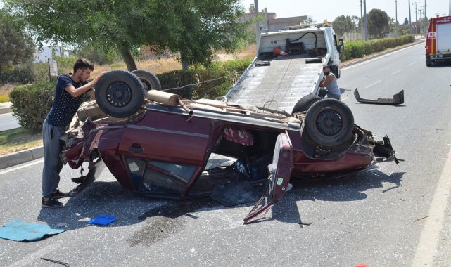 Didim&#039;de trafik kazası: 1 yaralı