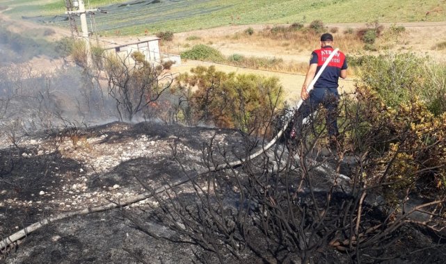 Didim&#039;deki makilik yangını söndürüldü