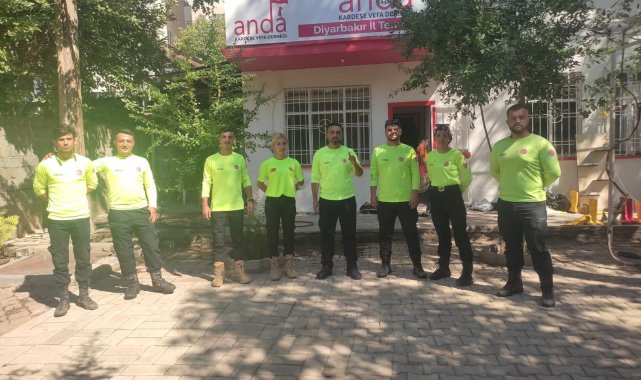 Diyarbakır ANDA&#039;dan Manavgat&#039;a destek ekip