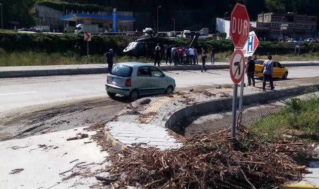 Doğum yapmak üzere olan kadın, helikopter ile Sinop&#039;a yetiştirildi