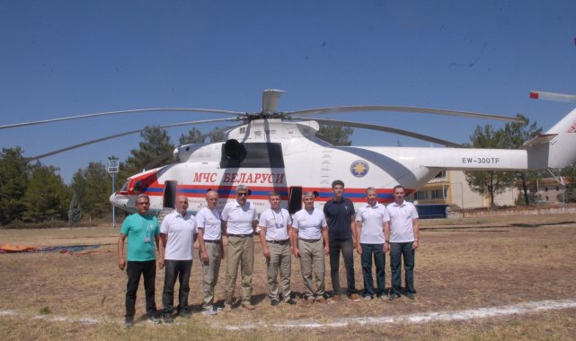 Dünyanın en büyük yangın söndürme helikopteri Muğla&#039;da gece gündüz nöbet tutuyor