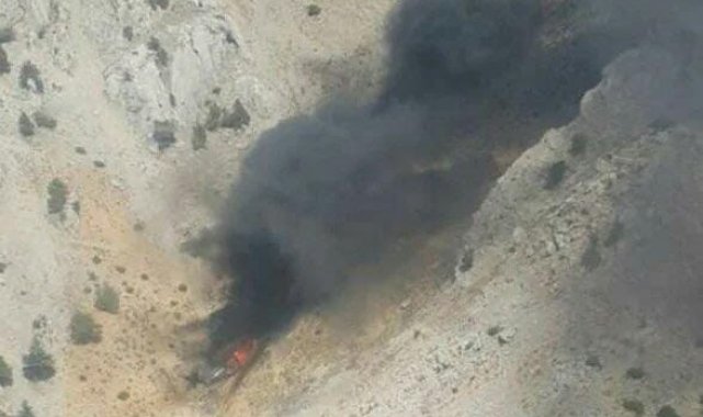 Düşen yangın söndürme uçağında 8 personel hayatını kaybetti