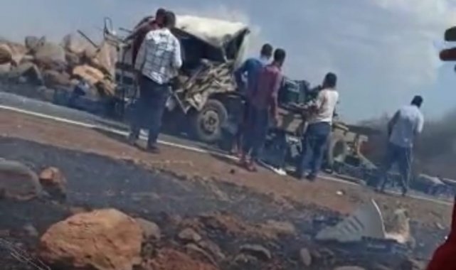 Elektrik tellerinden çıkan yangın kazaya neden oldu: 1 yaralı