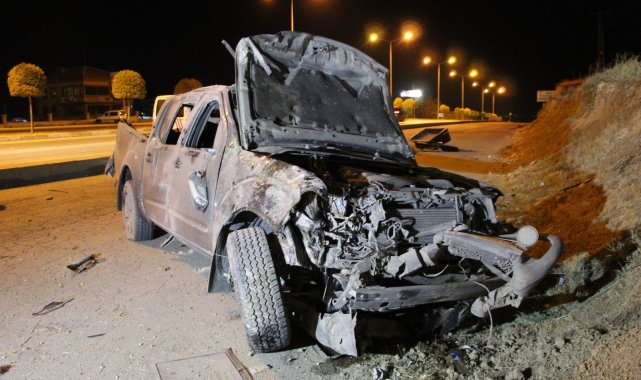 Emniyet kemerini arkadan bağlayan sürücü ağır yaralandı