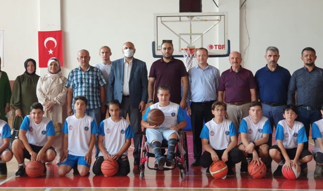 Engelli gencin basketbol hayâli gerçek oldu