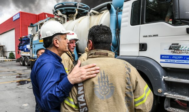 Esenyurt Belediyesi yangın söndürme çalışmalarına destek verdi