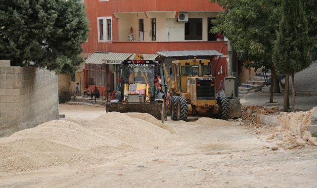 Eyyübiye asfalt öncesi dolu yapıldı