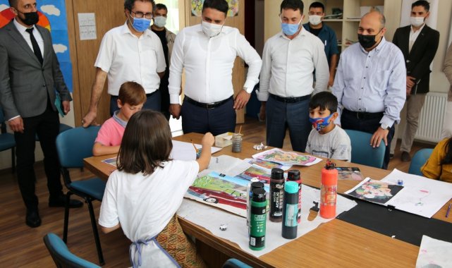 Genel Sekreter Çelikel kültür merkezinde incelemelerde bulundu