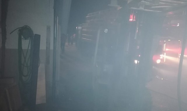 Germencik&#039;teki işyeri yangını korkuttu