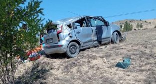 Gümüşhane'de trafik kazası: 1 ölü, 4 yaralı