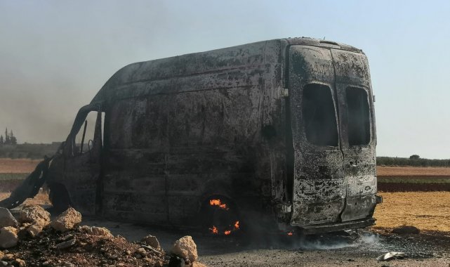 Halep&#039;te terör örgütü PKK sivil savunma ekiplerini hedef aldı: 1 yaralı