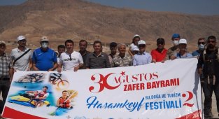 Hasankeyf'te 30 Ağustos Zafer Bayramı coşkuyla kutlandı