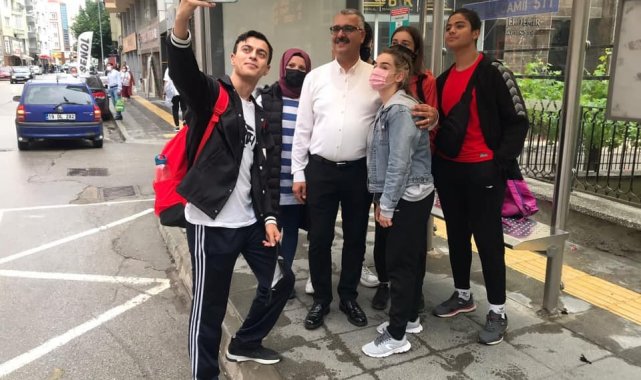 İl Başkanı Ahlatcı&#039;dan esnaf turu