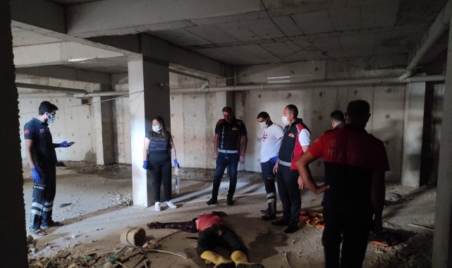 İnşaat işçisi asansör boşluğuna düşerek hayatını kaybetti