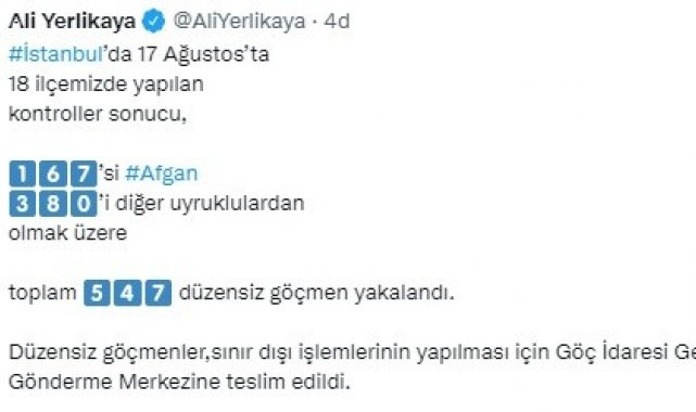 İstanbul&#039;da düzensiz göçmenlere sıkı takip