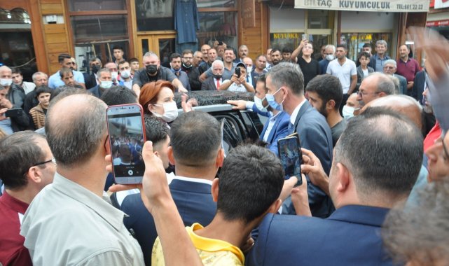 İYİ Parti Genel Başkanı Meral Akşener, Pasinler&#039;de
