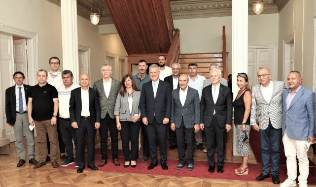 İZTO İmar, Şehircilik ve Kentsel Dönüşüm Komisyonundan Başkan Soyer&#039;e ziyaret