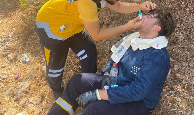 Kahramanlar yangın bölgelerinden döndü