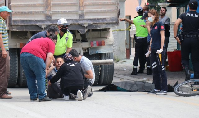 Kamyonun çarptığı bisikletli çocuk hayatını kaybetti