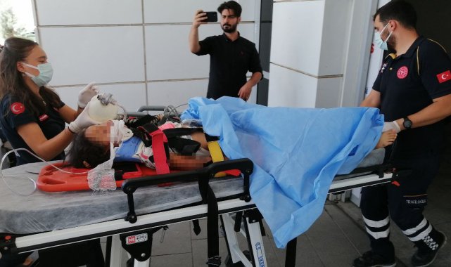 Kamyonun çarptığı kız çocuğu ağır yaralandı