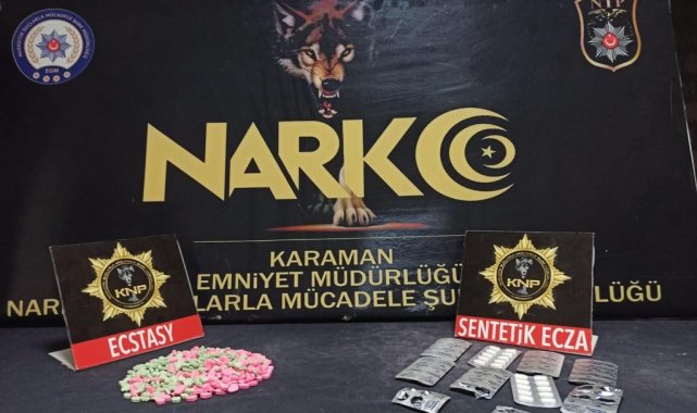 Karaman&#039;da uyuşturucudan gözaltına alınan 1 kişi tutuklandı
