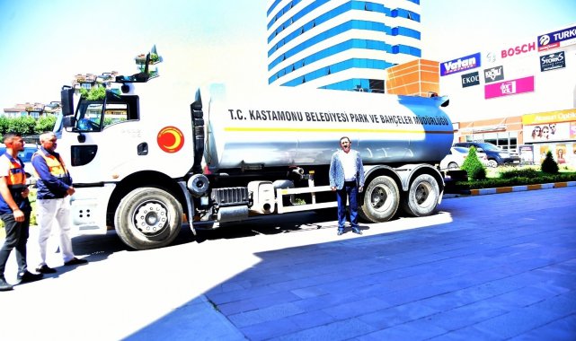 Kastamonu Belediyesi'nden orman yangıyla mücadeleye destek