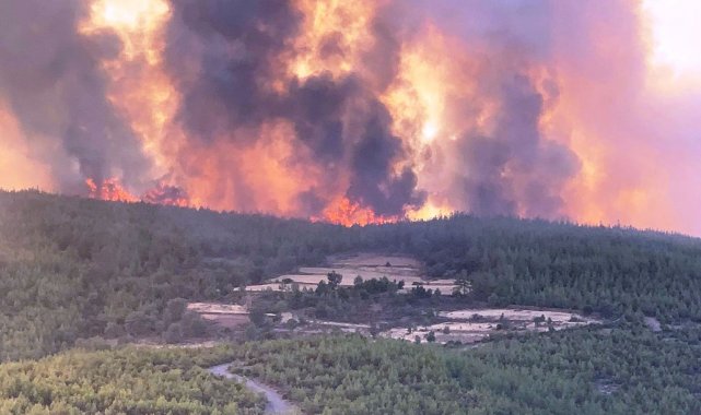 Kavaklıdere yangını büyüyor