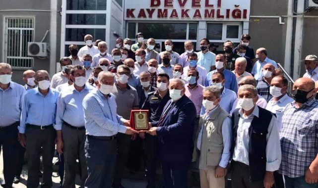 Kaymakam Duru, mahalle muhtarları ile vedalaştı
