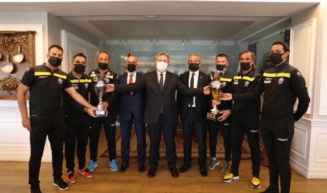 Kayseri Masterler Spor Kulübü&#039;nden Başkan Palancıoğlu&#039;na ziyaret