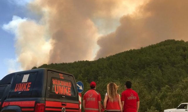 Kayseri UMKE ekibi Manavgat&#039;ta