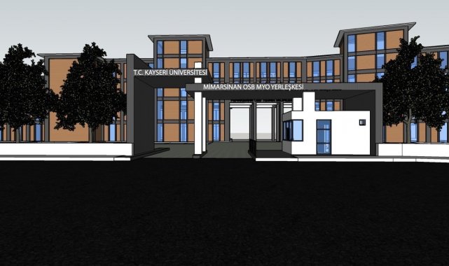 Kayseri Üniversitesi Mimarsinan OSB MYO Projesinde düğmeye basıldı!