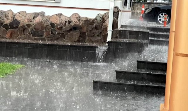 Kayseri&#039;de dolu yağışı etkili oldu