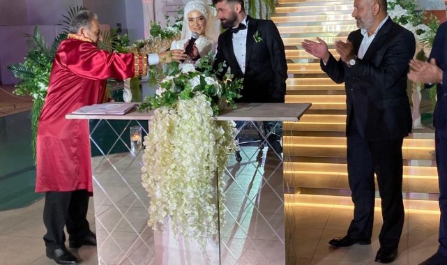 Kayserisporlu yönetici dünya evine girdi