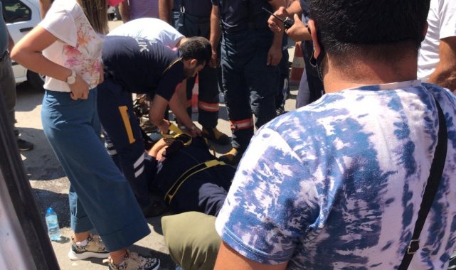 Kazada yaralanan vatandaşlara yoldan geçen doktor ve hemşire müdahale etti