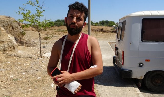 Kazazedeye yardım ederken minibüsün altında kaldı, o anları anlattı