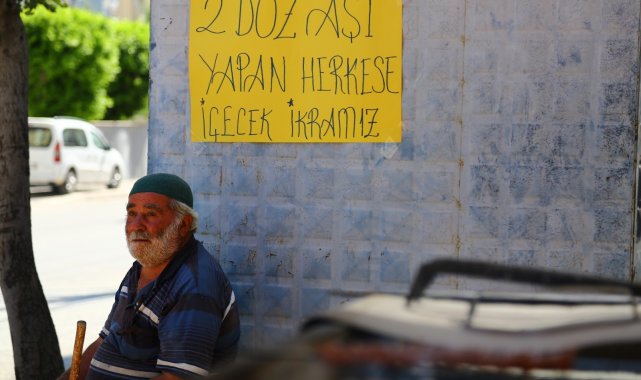 Kebapçıdan ilginç aşı teşviki