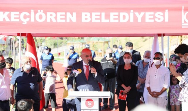 Keçiören&#039;de devasa park hizmete açıldı