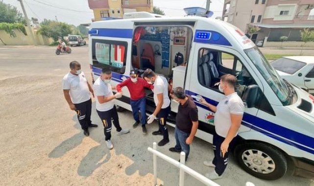 Kepez sağlık ekibi Manavgat'ta