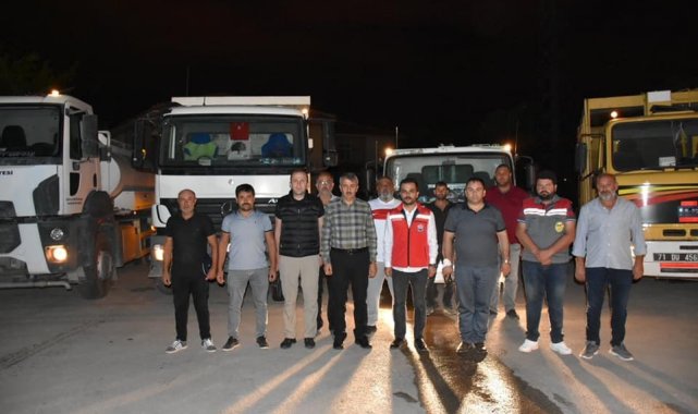 Kırıkkale&#039;den sel felaketinin yaşandığı bölgeye destek