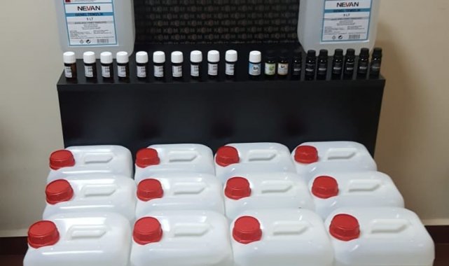 Kuşadası&#039;nda kaçak içki operasyonu