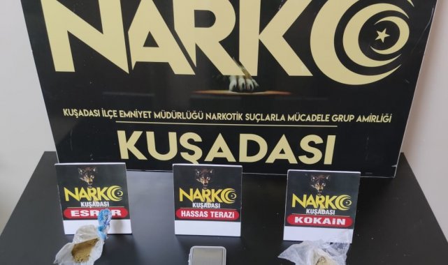 Kuşadası&#039;nda uyuşturucu operasyonu; 1 kişi gözaltına alındı.