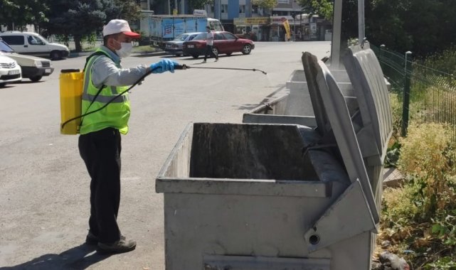 Kütahya&#039;da haşere ile mücadele